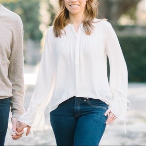 White J Crew blouse